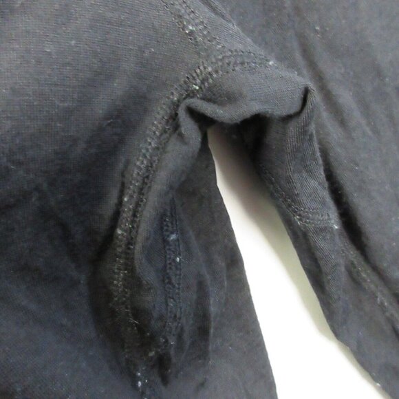 Icebreaker Merino Bodyfit 200 Hoodie Women M Black Quarter Zip Long Sleeve 224 - Picture 10 of 14